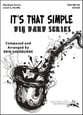 It's That Simple Jazz Ensemble sheet music cover